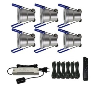 Complete LED Inbouwspots Set voor Veranda en Overkapping - Dimbaar met Afstandsbediening