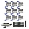 Complete LED Inbouwspots Set voor Veranda en Overkapping - Dimbaar met Afstandsbediening
