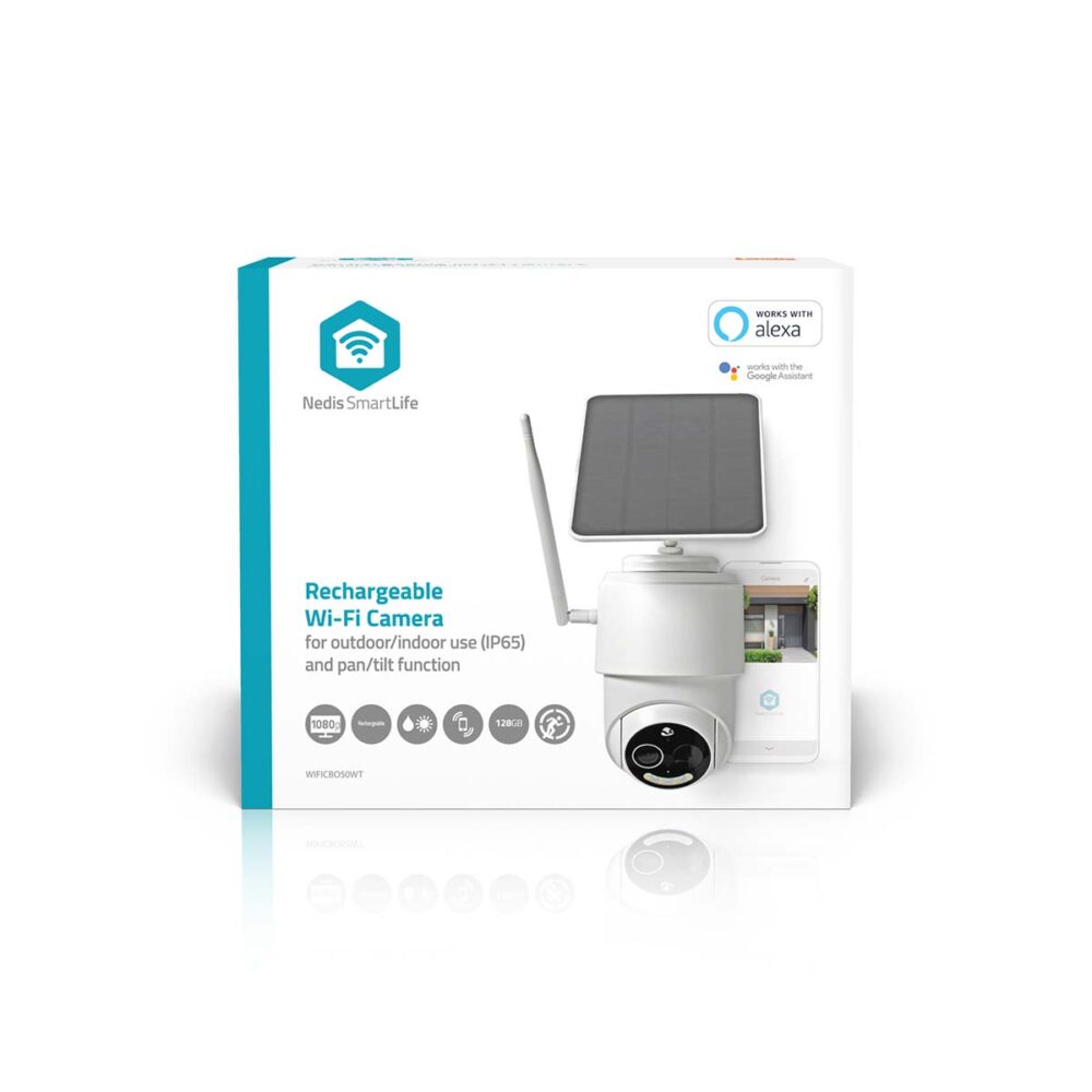 SmartLife Draadloze Buitenbeveiligingscamera met Zonnepaneel – Full HD, Bewegingsdetectie & Nachtzicht - Image 3